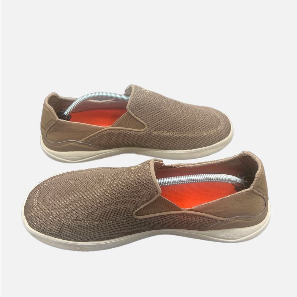 OluKai Men's Nohea Pae Shoes Mustang Brown US M12 EUR 45
